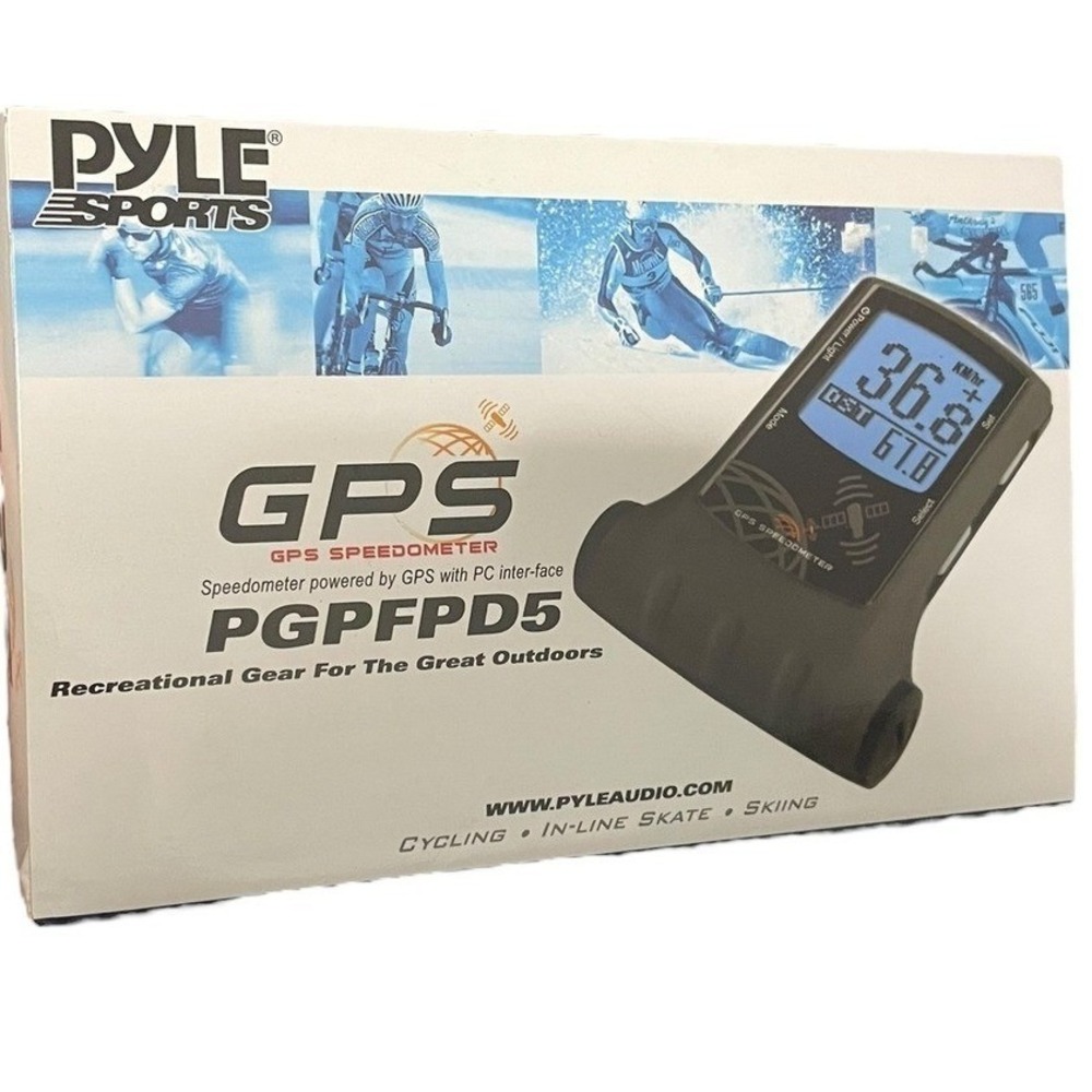 Pyle PGFPD5‎ GPS Bike Computer Speedometer Cycling Outdoor Waterproof New